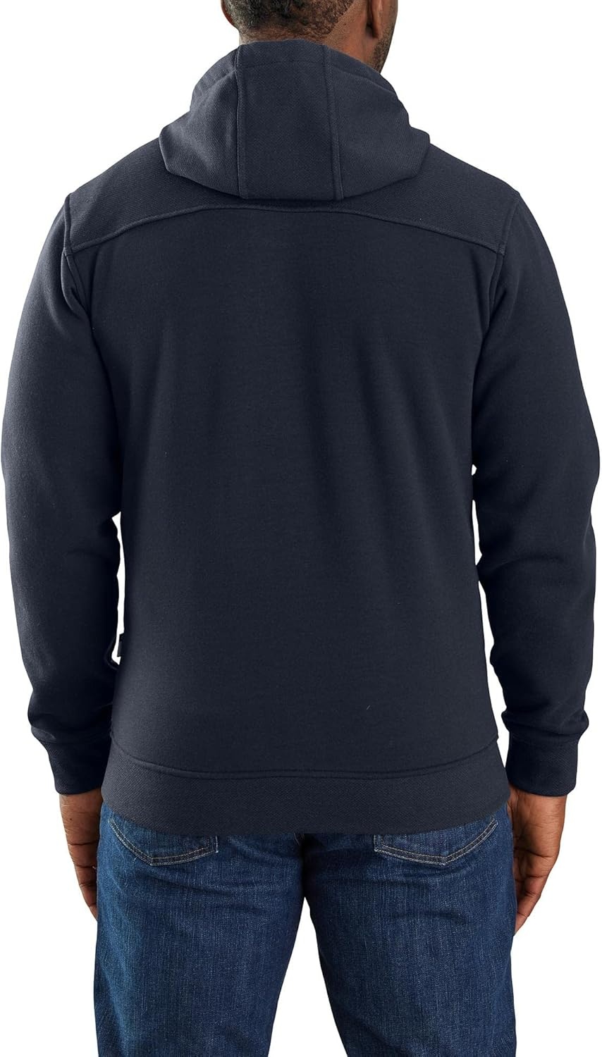 image:imageCarhartt Mens 105010 Flame Resistant Rain Defender Relaxed Fit FleeceNavy