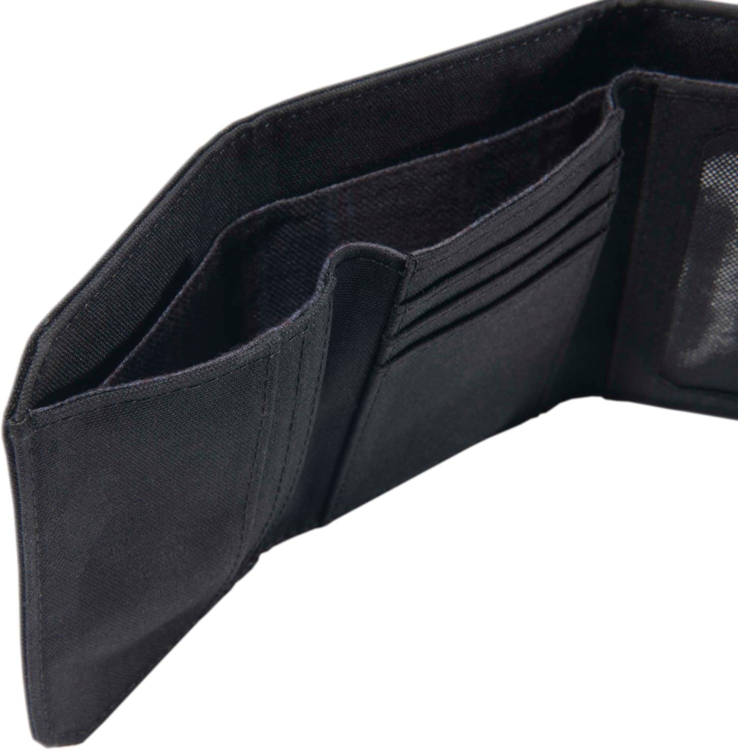 image:imageCarhartt Mens 700D Nylon Duck Wallets RFIDBlocking WTrifold and Front Pocket OptionsBlack Trifold