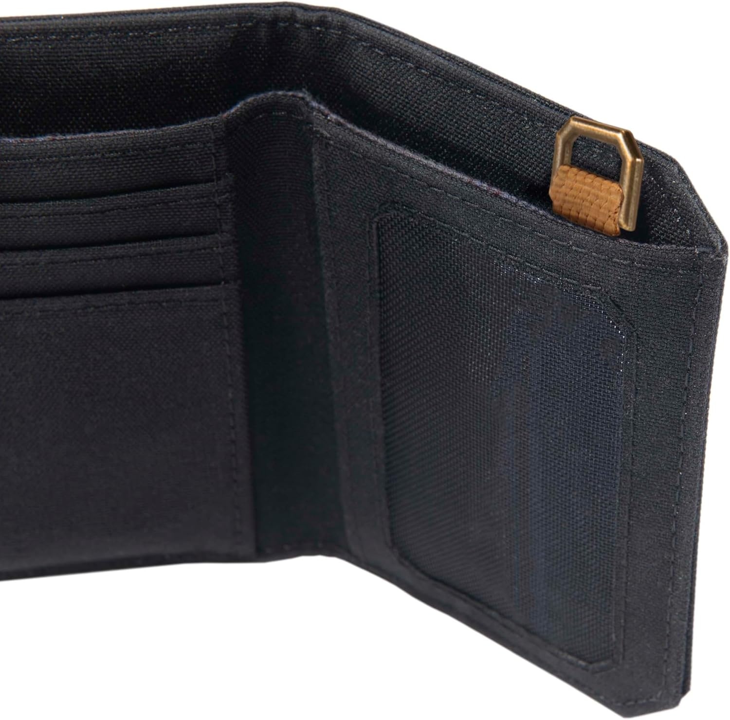image:imageCarhartt Mens 700D Nylon Duck Wallets RFIDBlocking WTrifold and Front Pocket OptionsBlack Trifold