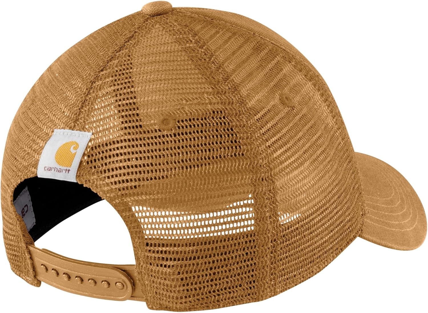 image:imageCarhartt Mens Canvas MeshBack Logo Graphic CapCarhartt Brown