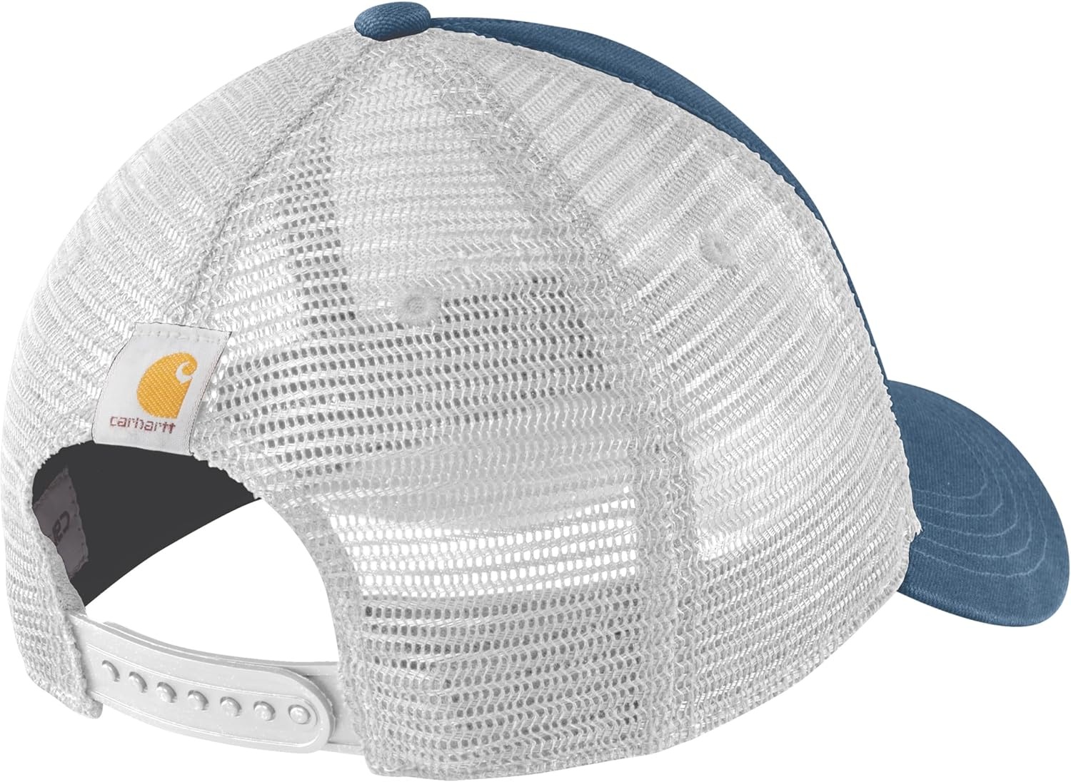 image:imageCarhartt Mens Canvas MeshBack Logo Graphic CapDeep Ocean