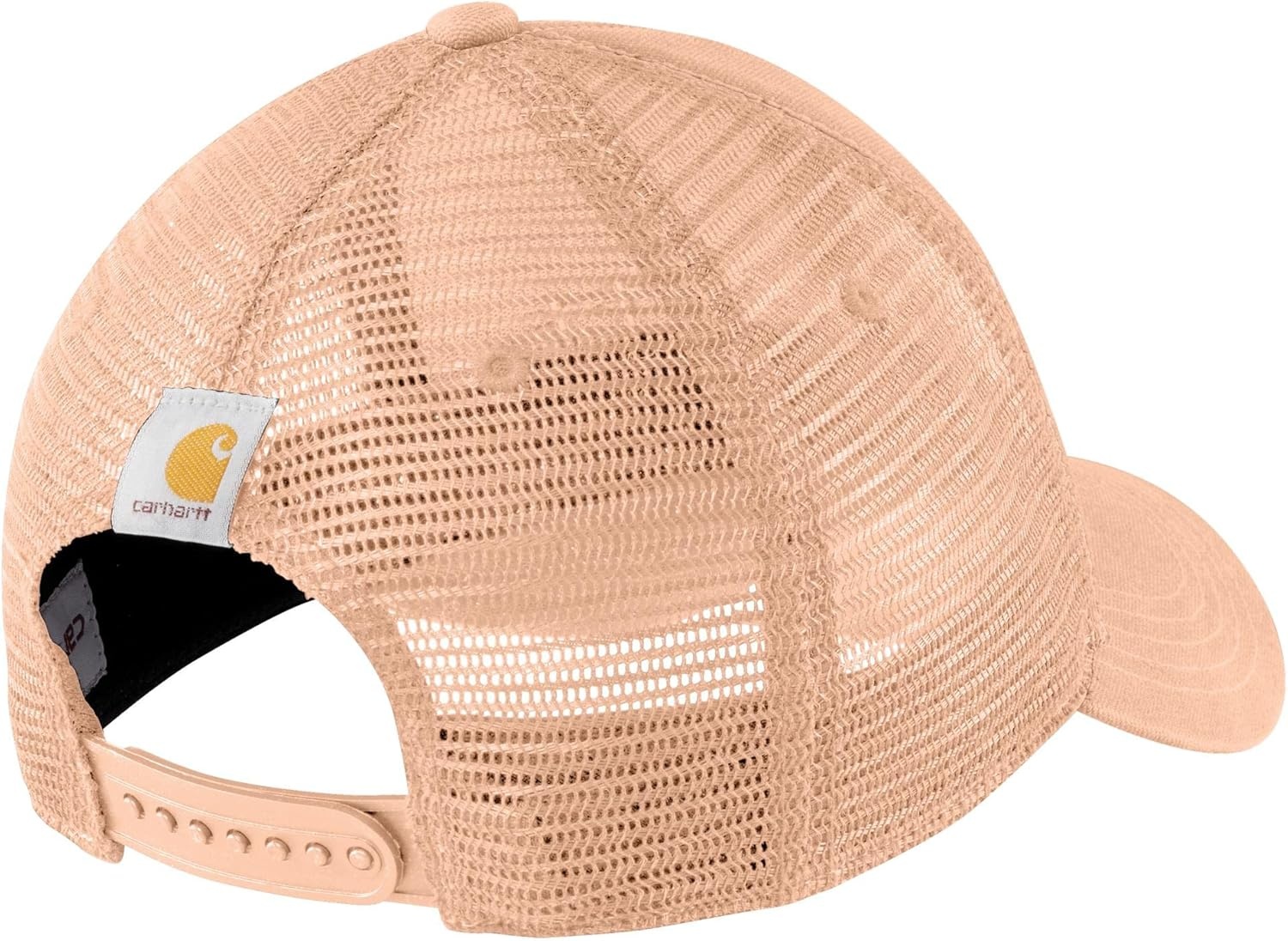 image:imageCarhartt Mens Canvas MeshBack Logo Graphic CapPale Apricot