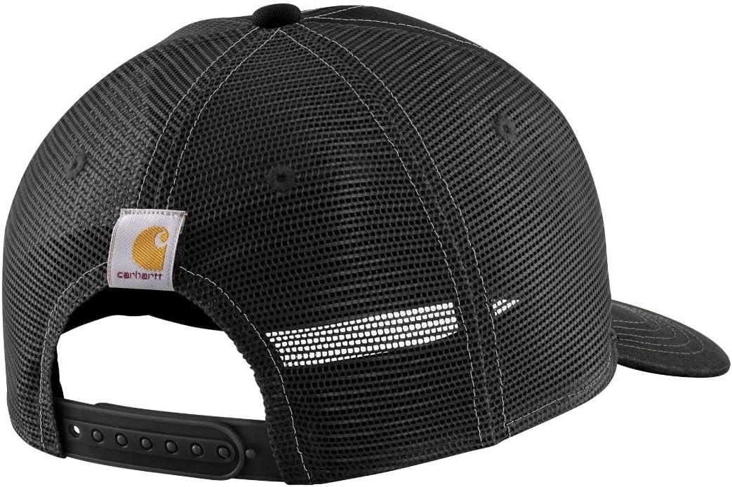 image:imageCarhartt Mens Canvas MeshBack Workwear Patch CapBlack