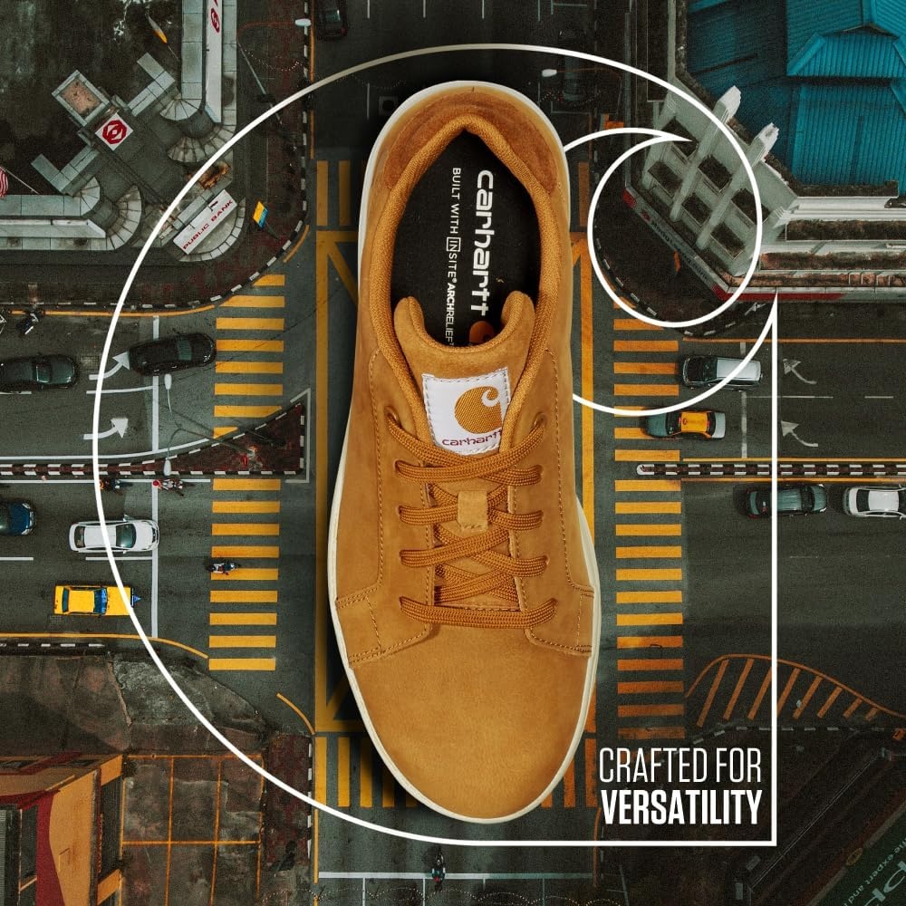 imageCarhartt Mens Detroit Nano Toe Leather Work SneakerBrown