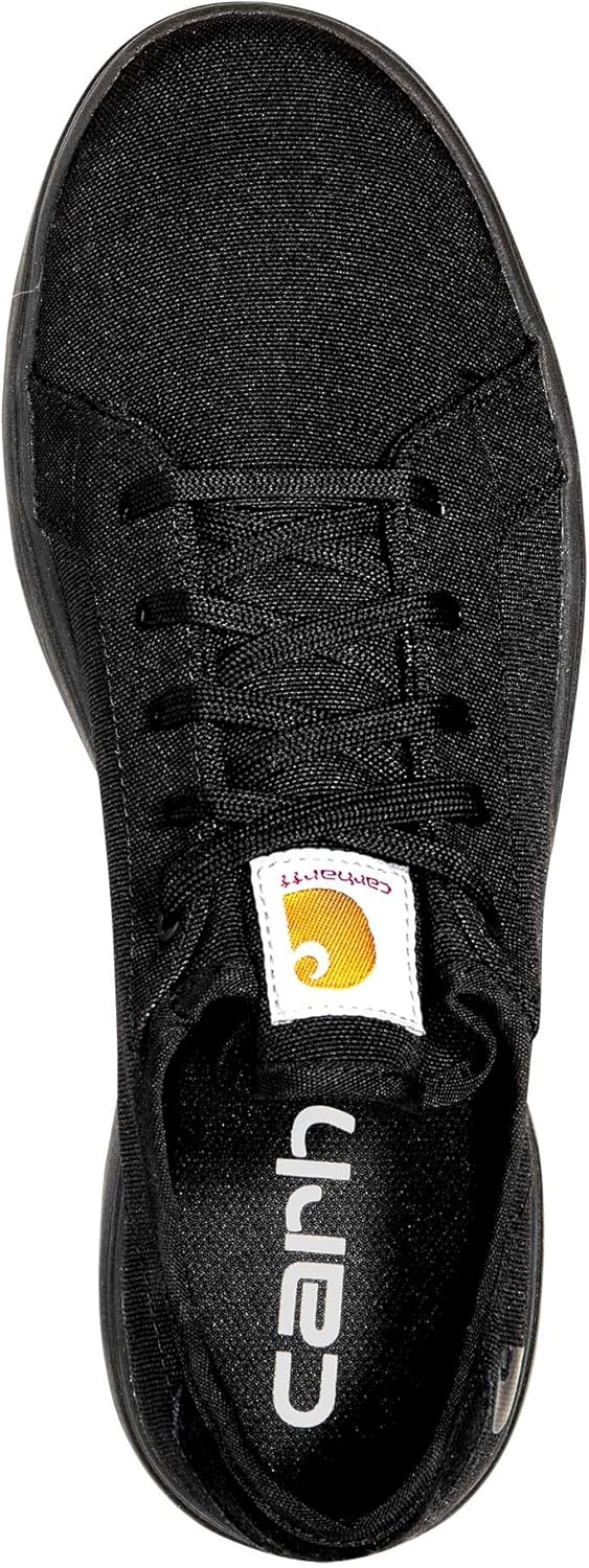 imageCarhartt Mens Detroit SD Nano Toe Canvas Work Sneakers Slip Resistant Outsole Static Dissipative FastDry LiningBlack