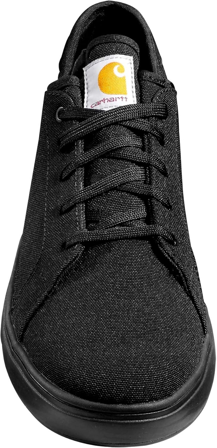 imageCarhartt Mens Detroit SD Nano Toe Canvas Work Sneakers Slip Resistant Outsole Static Dissipative FastDry LiningBlack