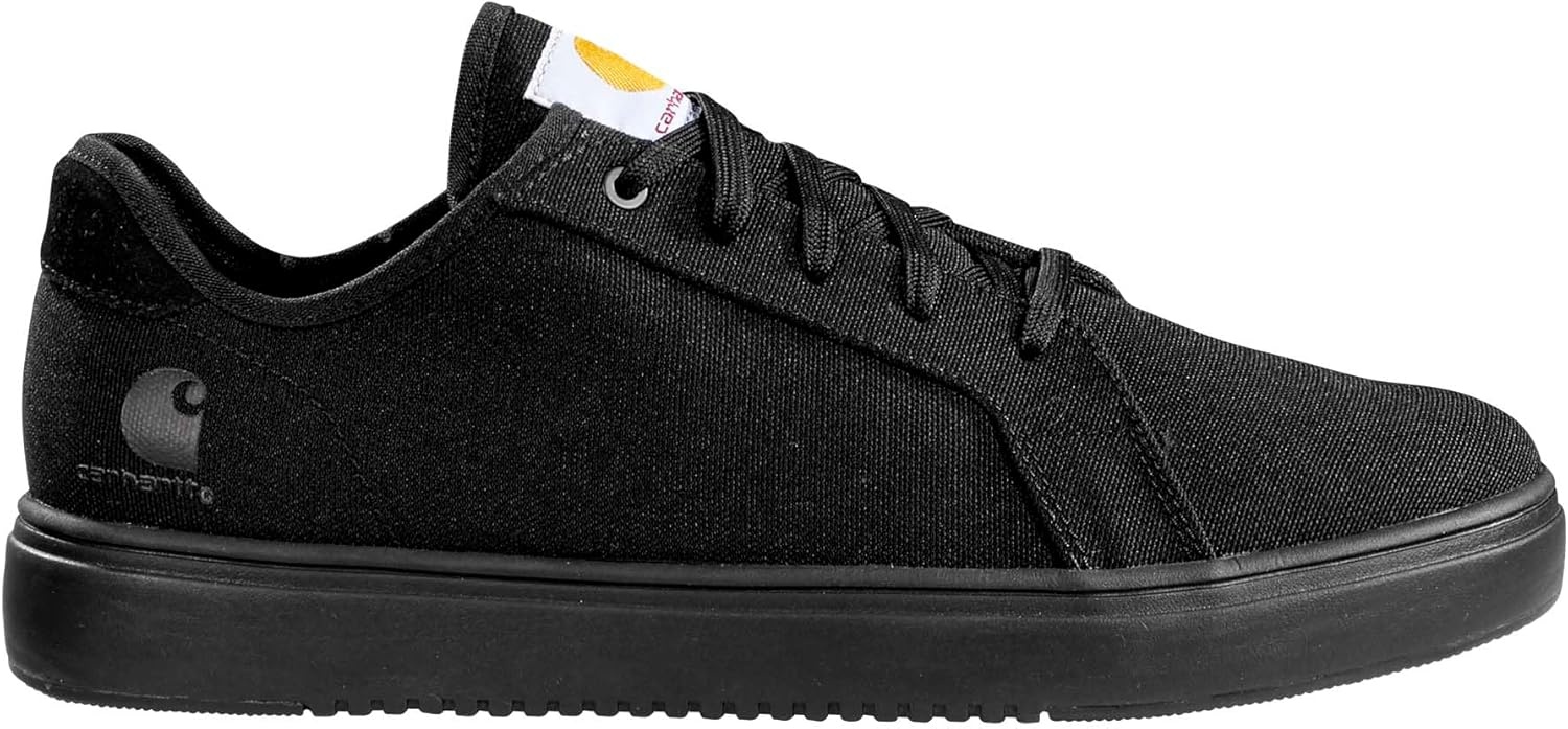 imageCarhartt Mens Detroit SD Nano Toe Canvas Work Sneakers Slip Resistant Outsole Static Dissipative FastDry LiningBlack
