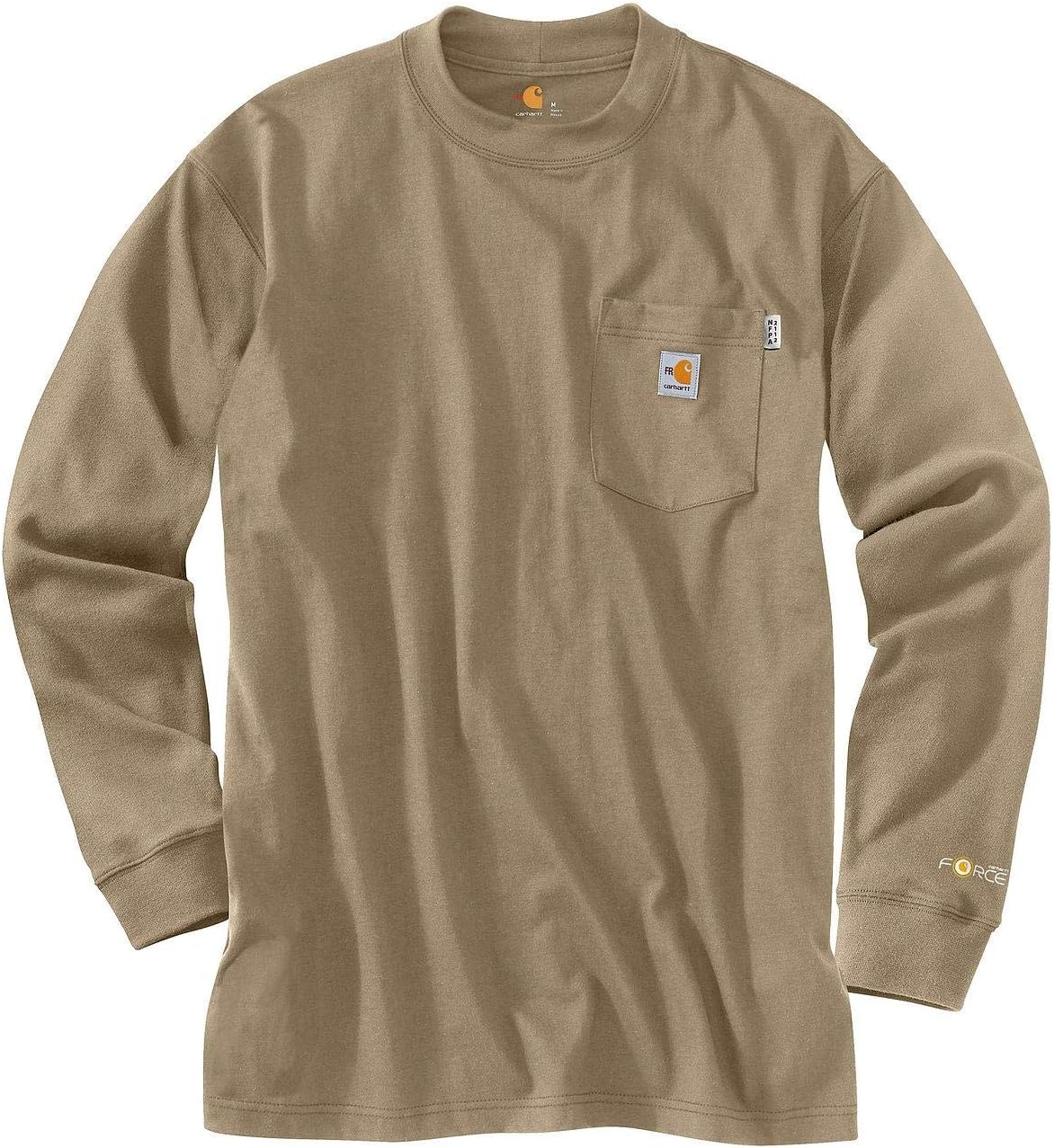 image:imageCarhartt Mens FR Force Dearborn Loose LS TShirtKhaki