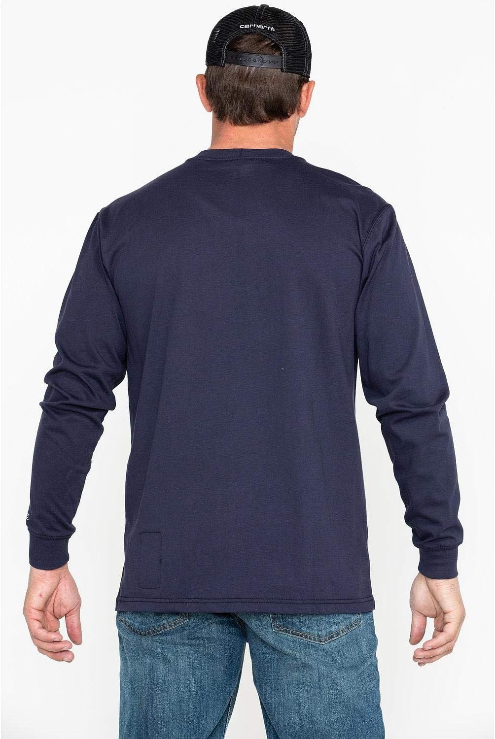 image:imageCarhartt Mens FR Force Dearborn Loose LS TShirtNavy