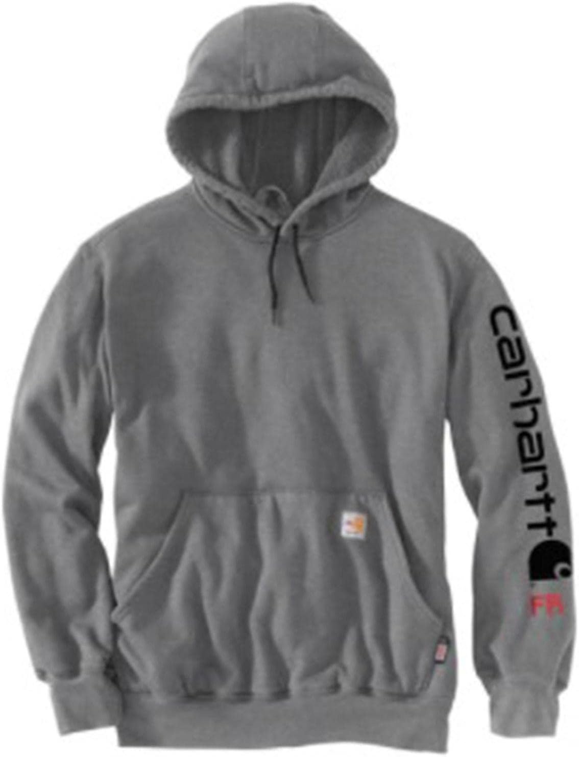 image:imageCarhartt Mens FR Force Marquette Logo SweatshirtGranite Heather