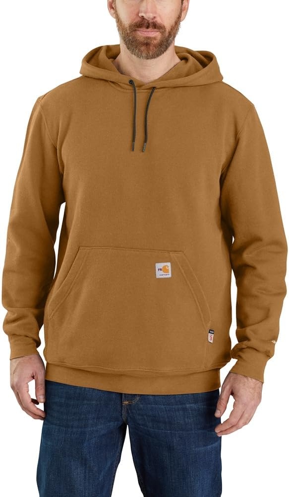 image:imageCarhartt Mens FR Force Marquette SweatshirtCarhartt Brown