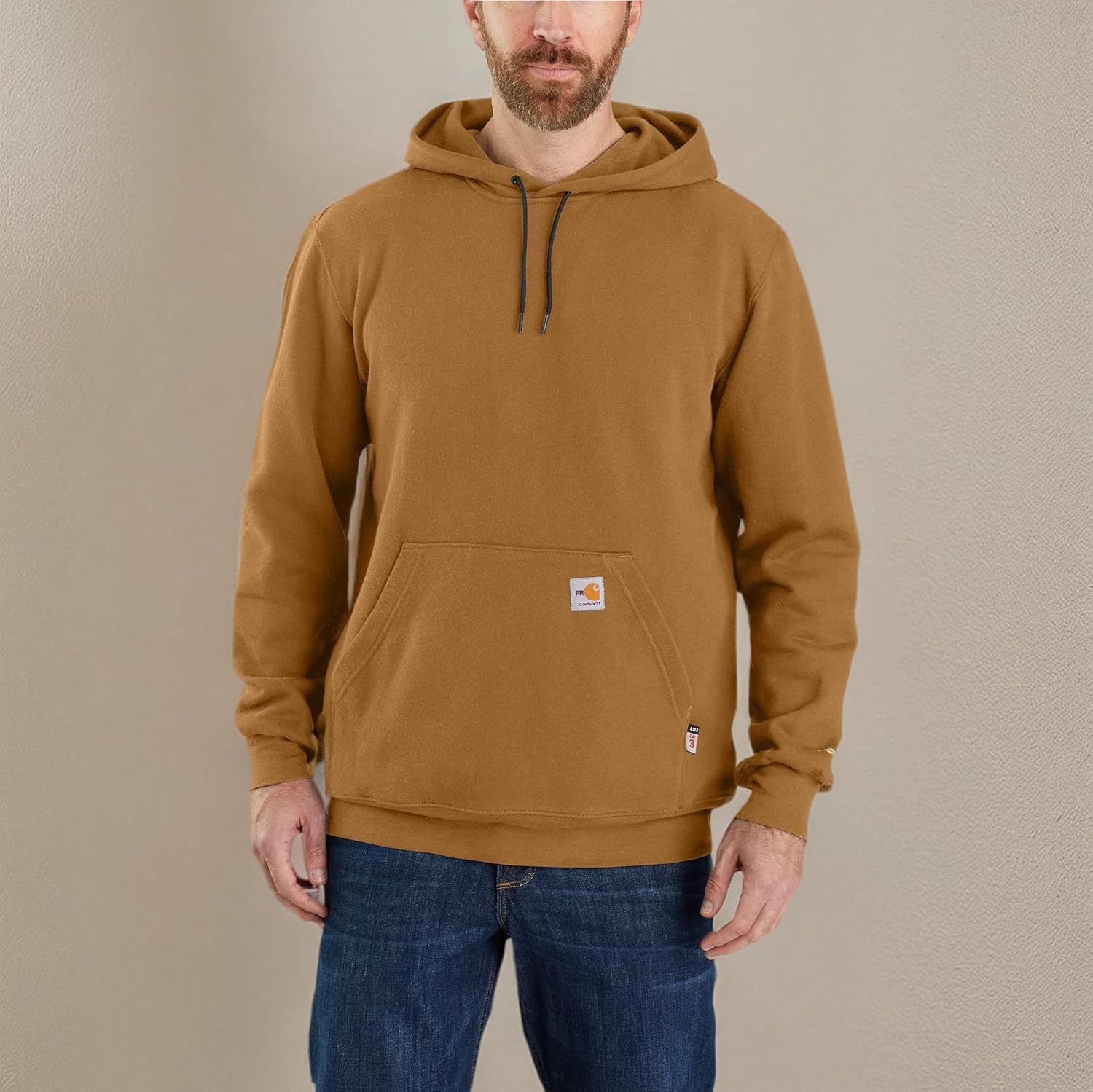 image:imageCarhartt Mens FR Force Marquette SweatshirtCarhartt Brown
