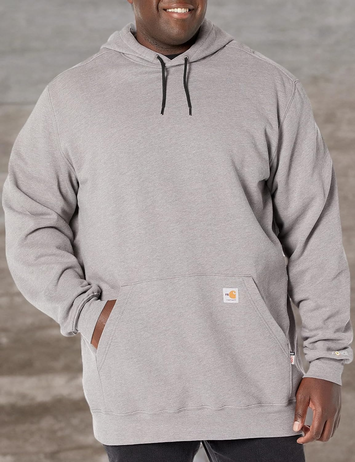 image:imageCarhartt Mens FR Force Marquette SweatshirtGranite Heather