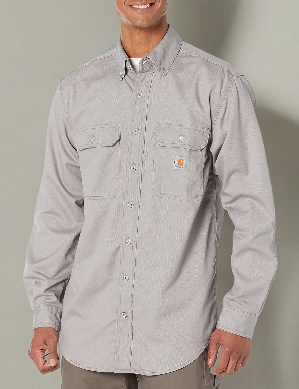 image:imageCarhartt Mens FR Twill LS ShirtGray