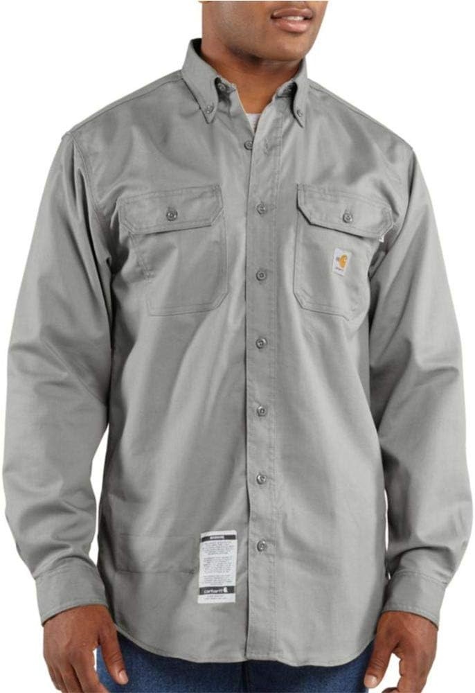 image:imageCarhartt Mens FR Twill LS ShirtGray