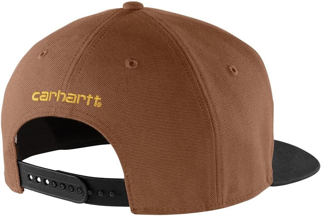 image:imageCarhartt Mens Firm Duck Flat Brim CapRed Duck