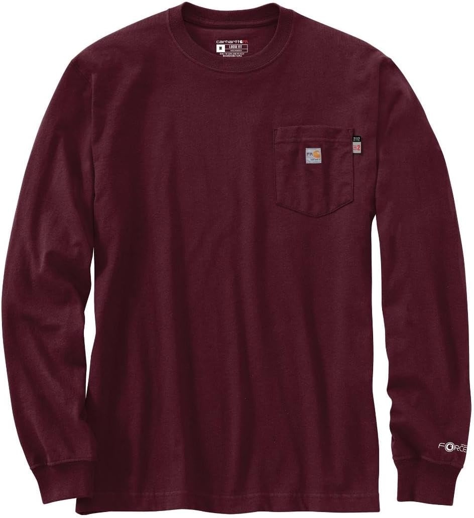 image:imageCarhartt Mens Flame Resistant Force Loose Fit LongSleeve Lightweight Eagle Graphic TShirtPort