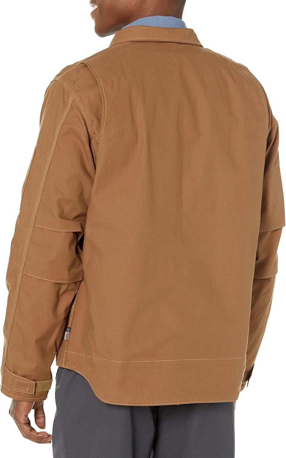 image:imageCarhartt Mens Flame Resistant Full Swing Relaxed Fit Quick Duck Lined JacketCarhartt Brown