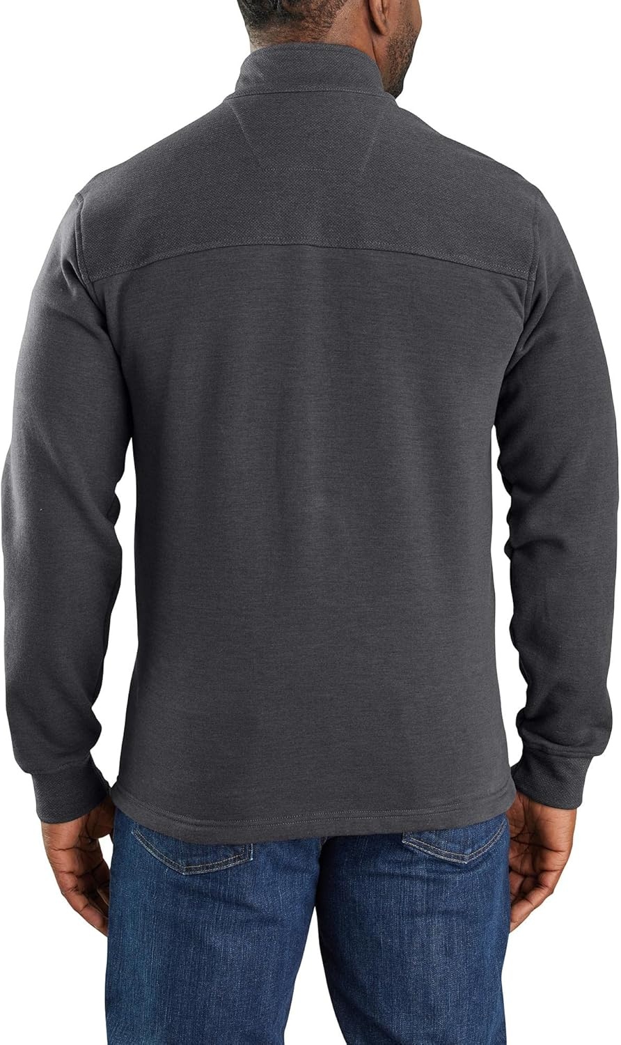 image:imageCarhartt Mens Flame Resistant Rain Defender Relaxed Fit Mock Neck Fleece PulloverShadow