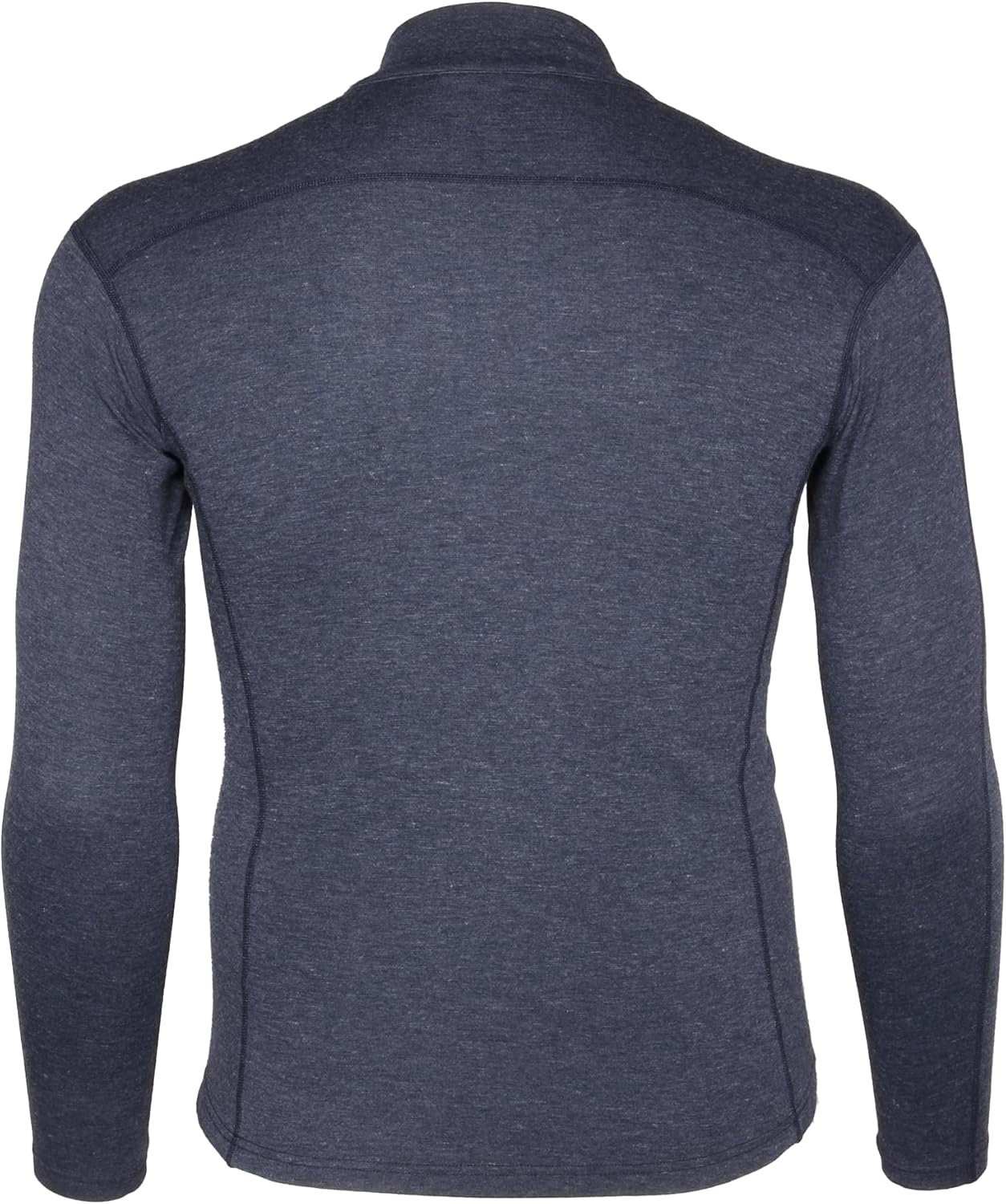 imageCarhartt Mens Force Midweight SyntheticWool Blend Base Layer QuarterZip Pocket TopNavy Heather
