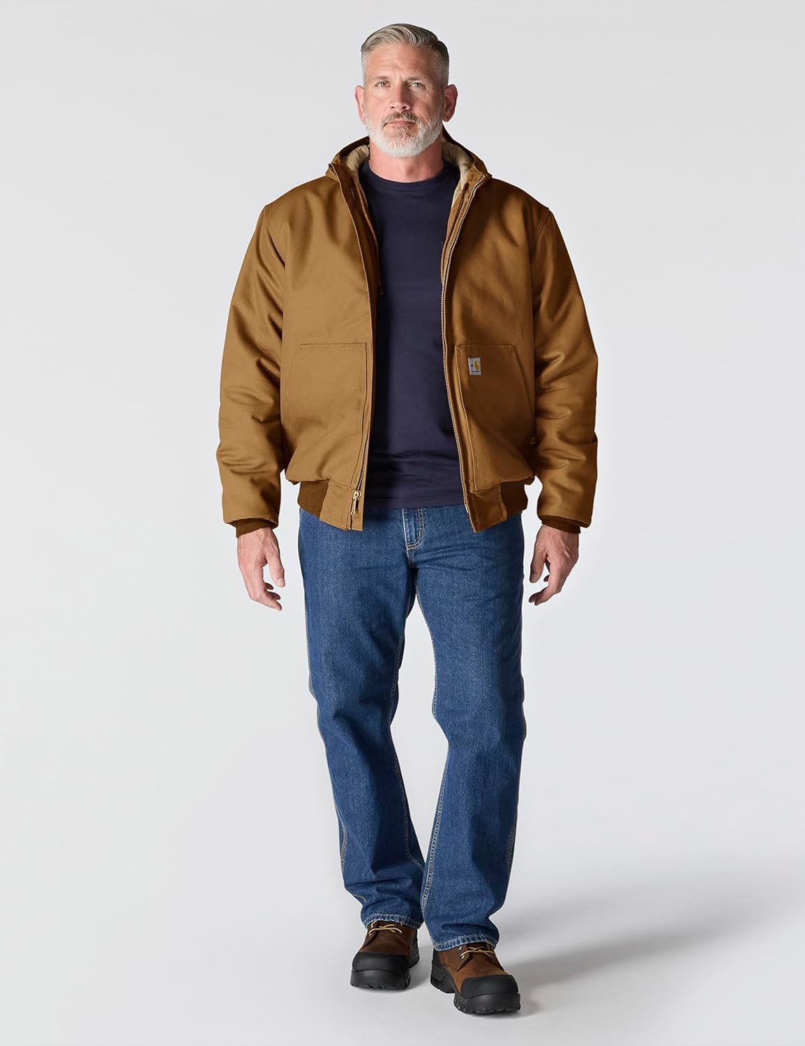 image:imageCarhartt Mens Fr Duck Active JacCarhartt Brown