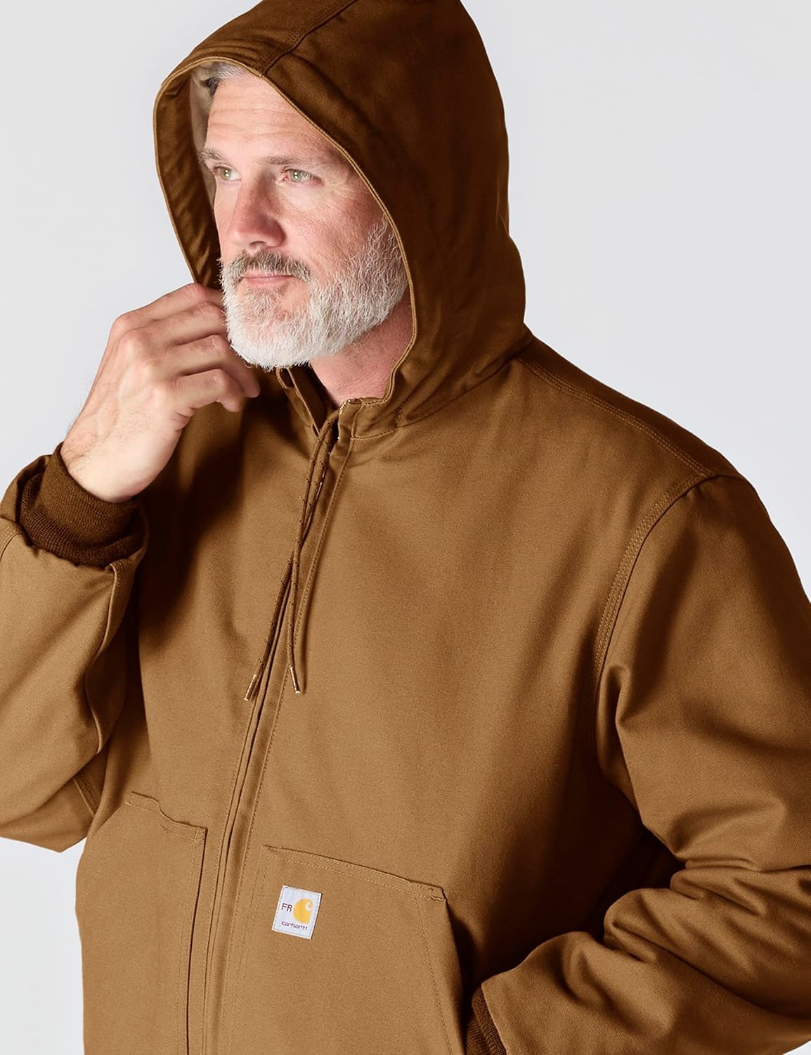 image:imageCarhartt Mens Fr Duck Active JacCarhartt Brown