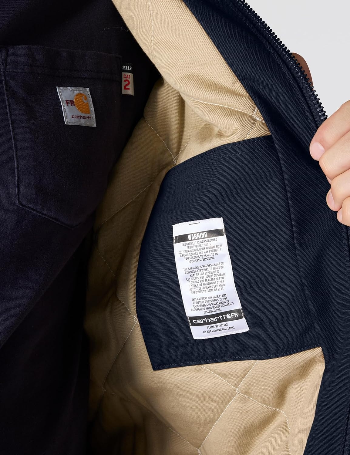 image:imageCarhartt Mens Fr Duck Active JacDark Navy