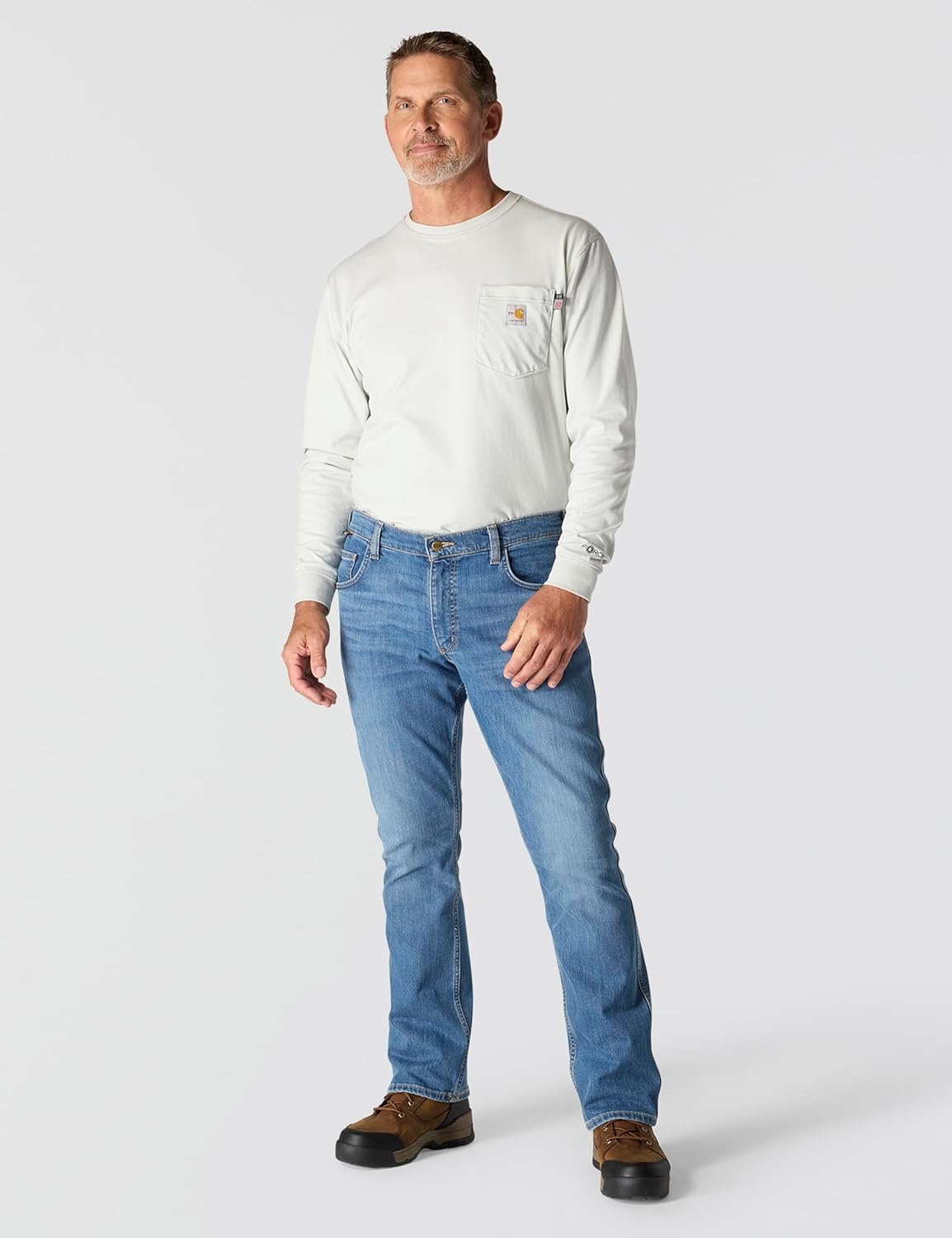 image:imageCarhartt Mens Fr Relaxed Bootcut Rugged Flex JeanBroadwater