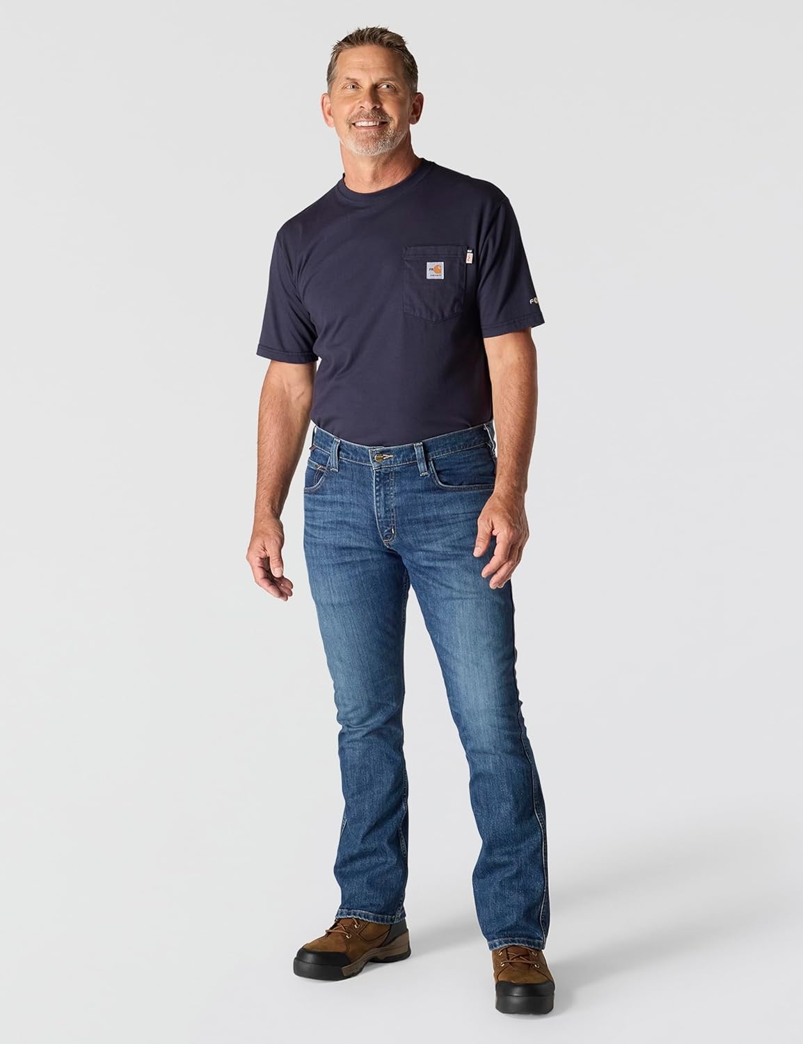 image:imageCarhartt Mens Fr Relaxed Bootcut Rugged Flex JeanTamarack