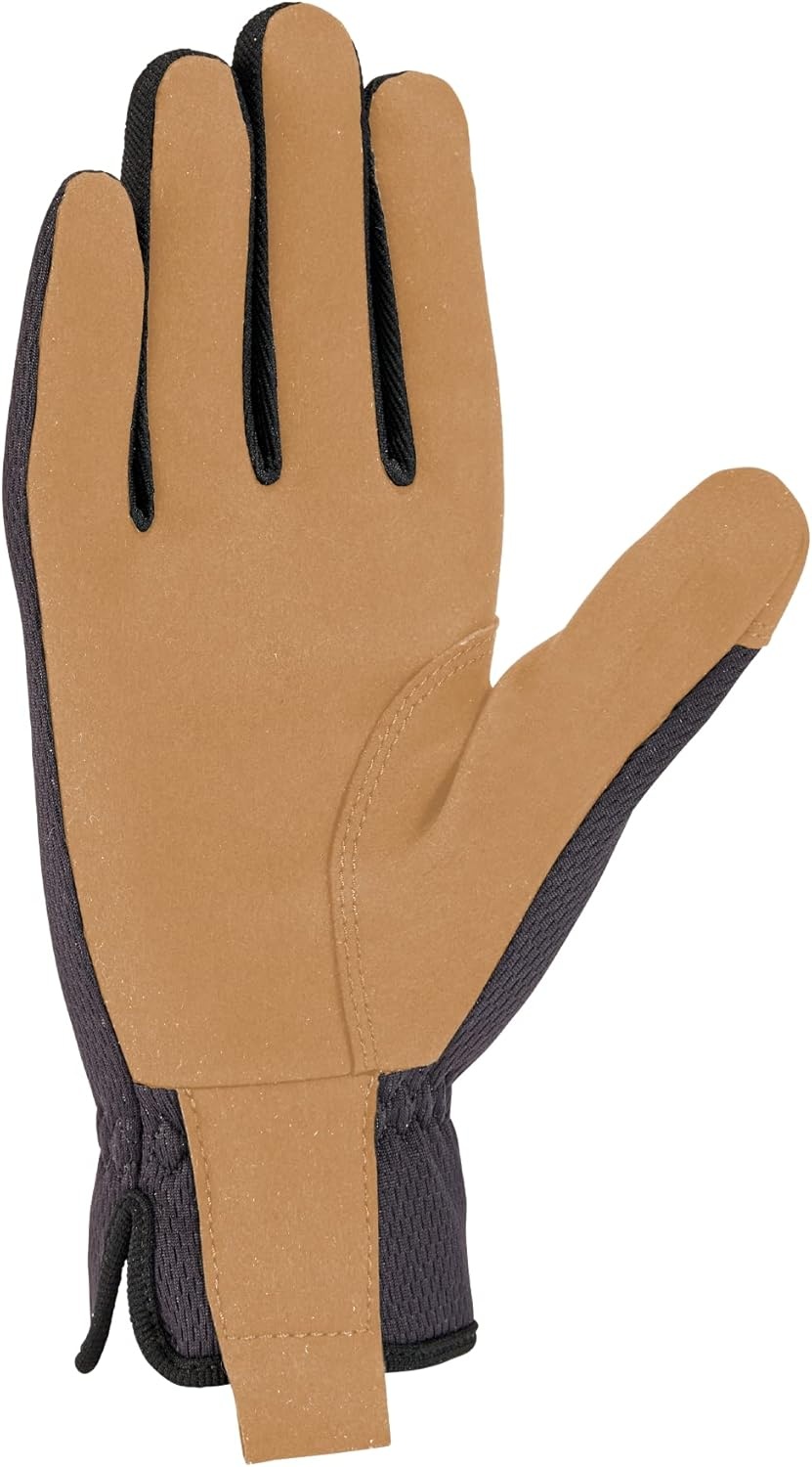 imageCarhartt Mens GD0794M High Dexterity Open Cuff GloveBlack Barley