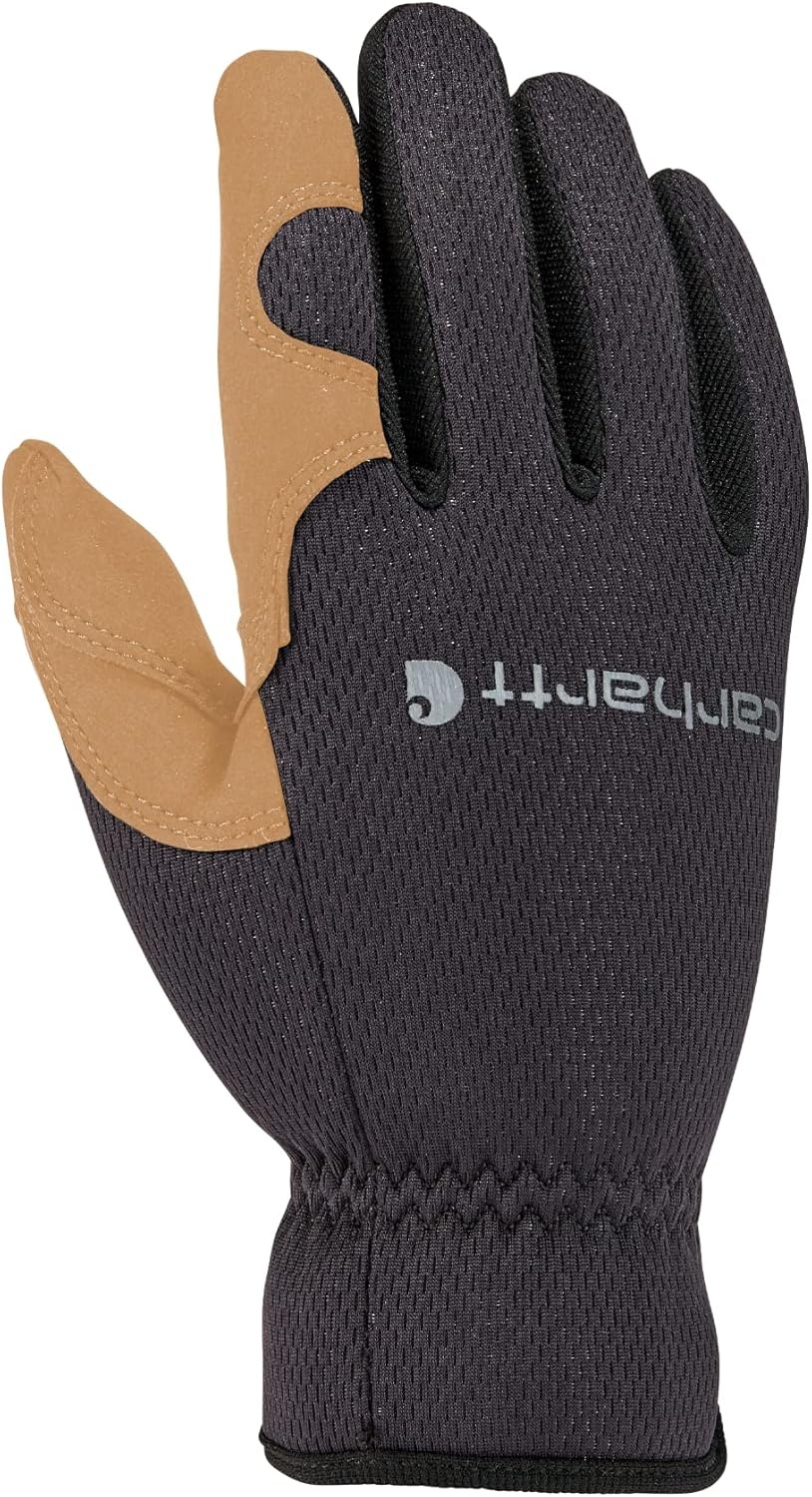 imageCarhartt Mens GD0794M High Dexterity Open Cuff GloveBlack Barley