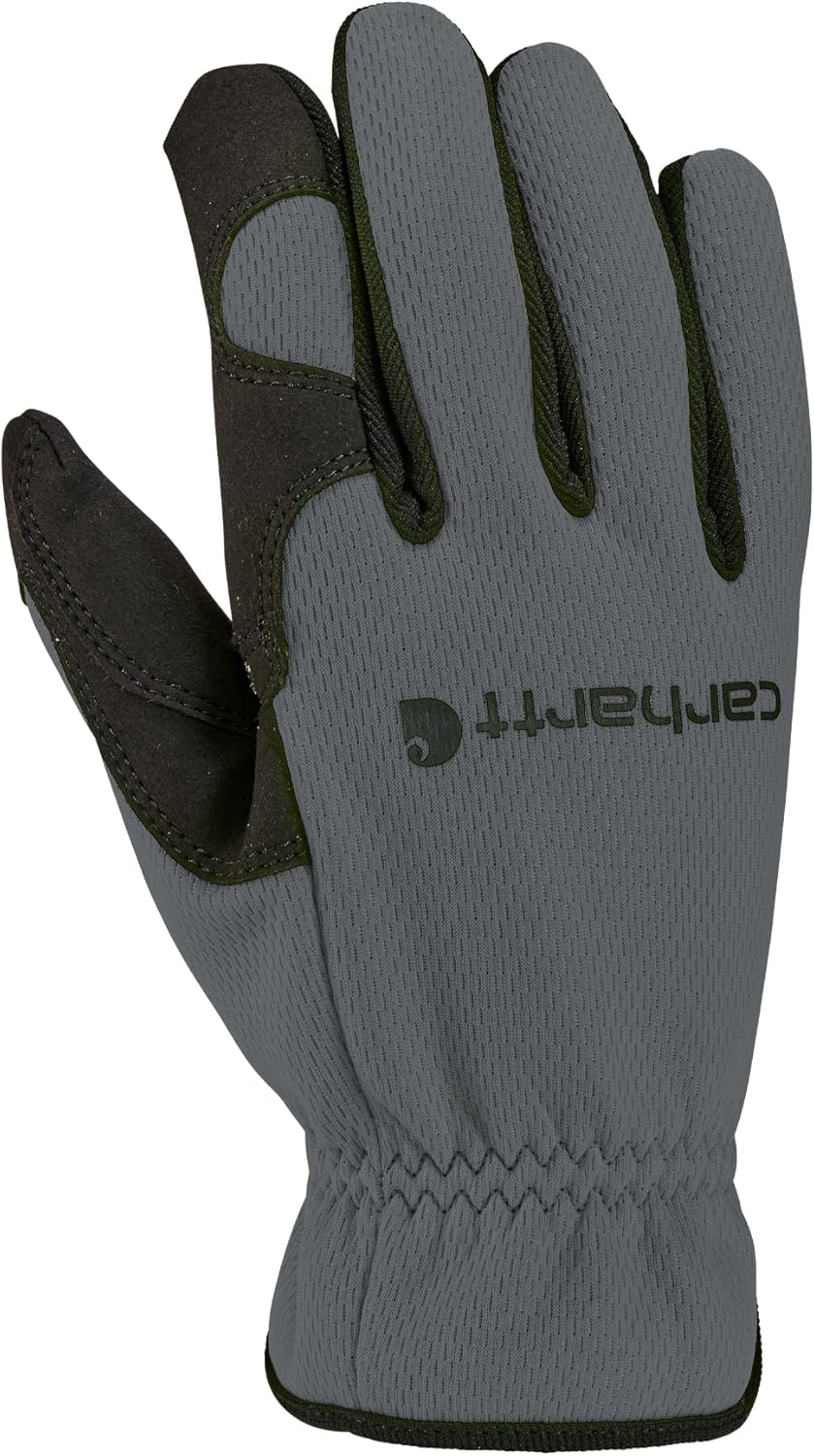 imageCarhartt Mens GD0794M High Dexterity Open Cuff GloveGrey
