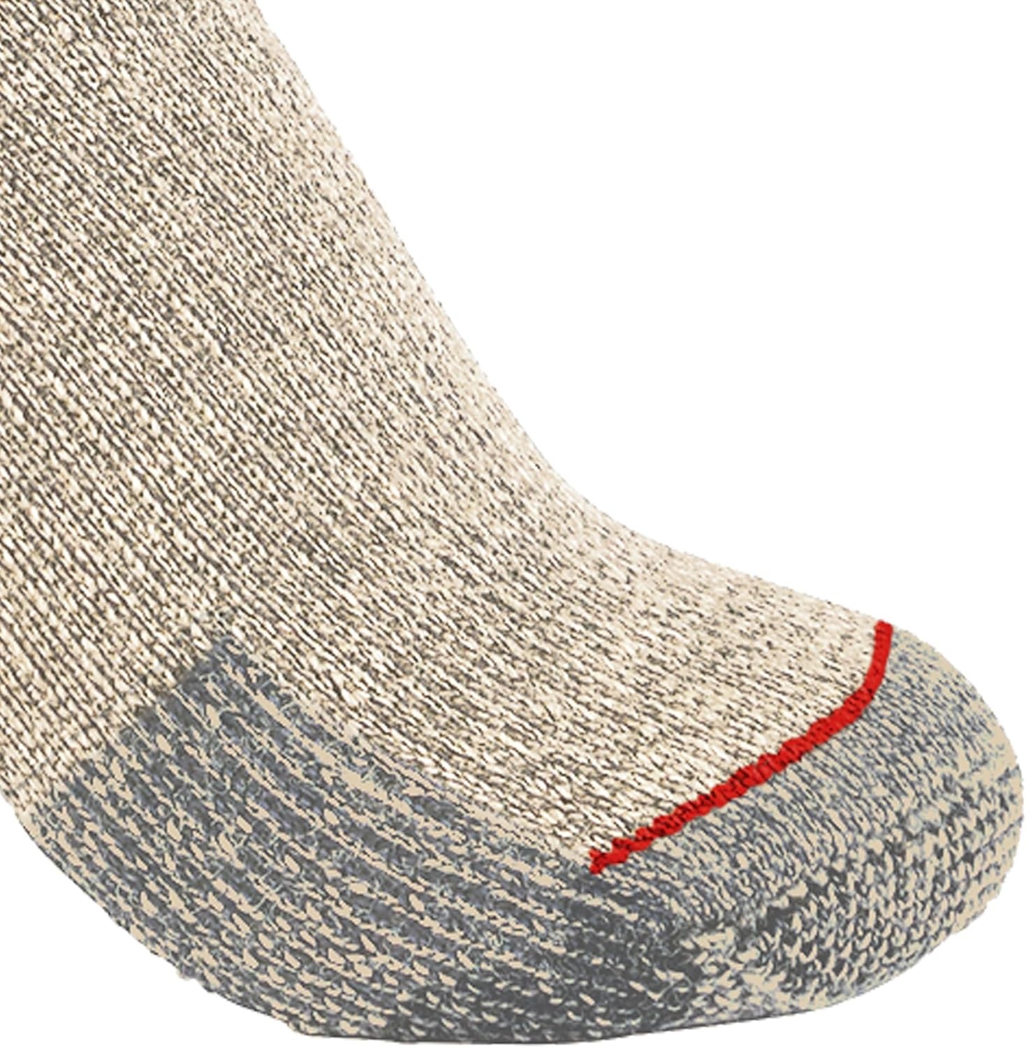 imageCarhartt Mens Heavyweight Wool Blend Boot SockHeather Grey Cream