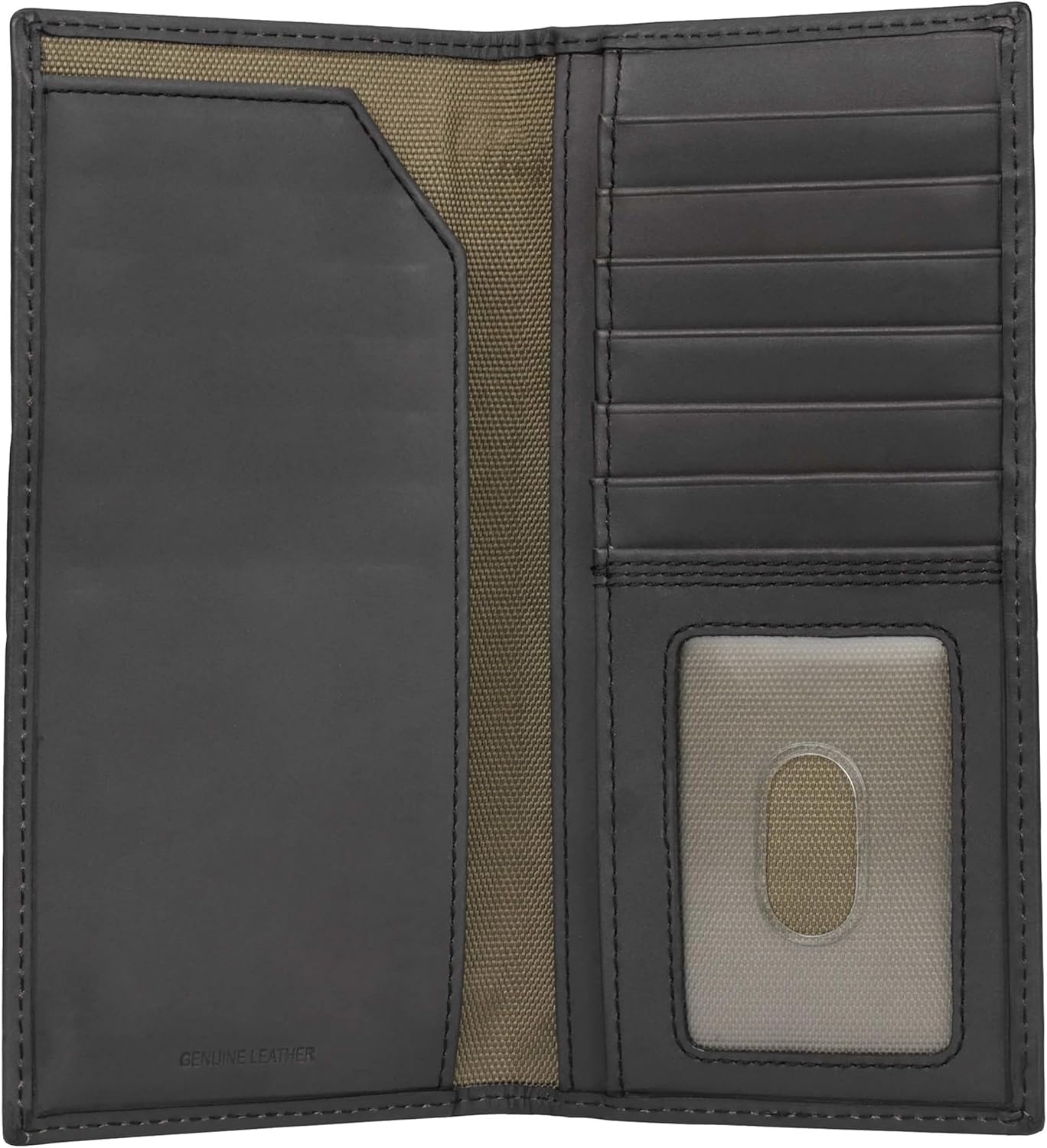 image:imageCarhartt Mens Leather Triple Stitch Wallet Durable FullGrain Leather Bifold Trifold amp Rodeo Styles Gifts for MenBrown Rodeo