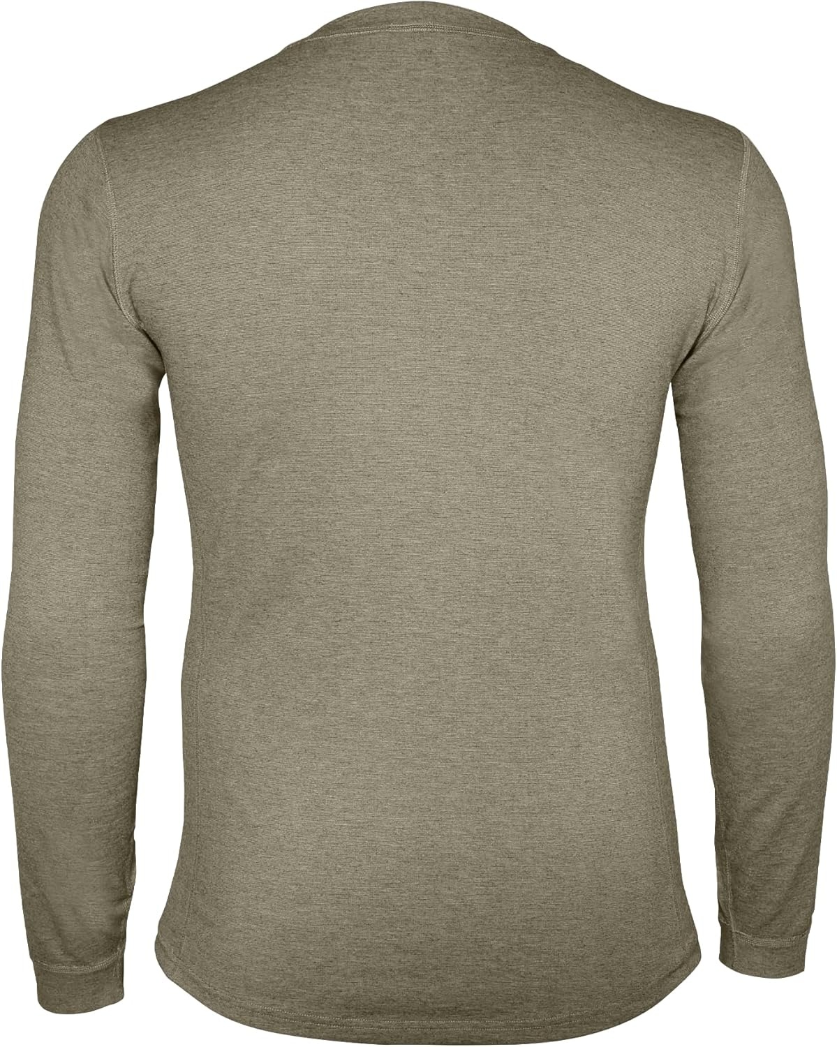 imageCarhartt Mens MBL110 Base Force Heavyweight Base Layer CrewDark Burnt Olive Heather