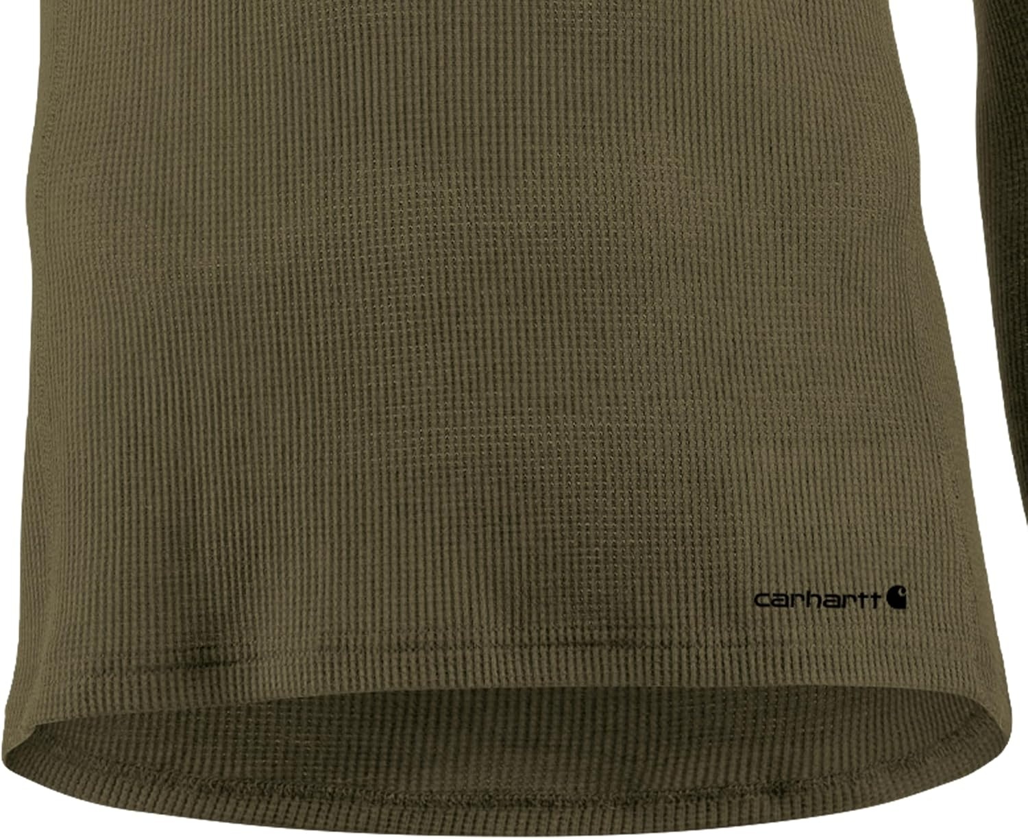 imageCarhartt Mens MBL113 Base Force Midweight Base Layer Classic CrewBurnt Olive