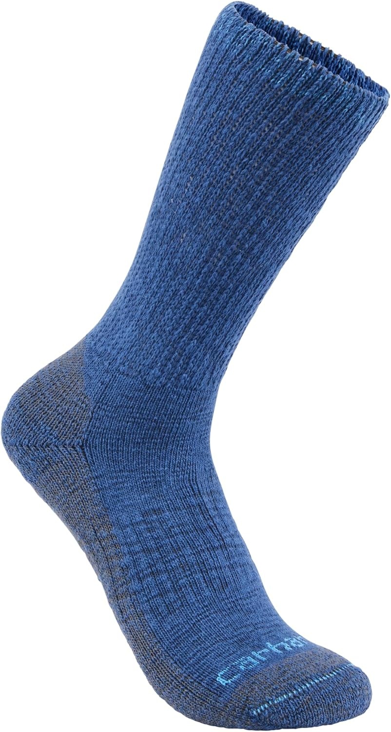 image:imageCarhartt Mens Midweight Cotton Blend Crew Sock 2 PackAssorted 01