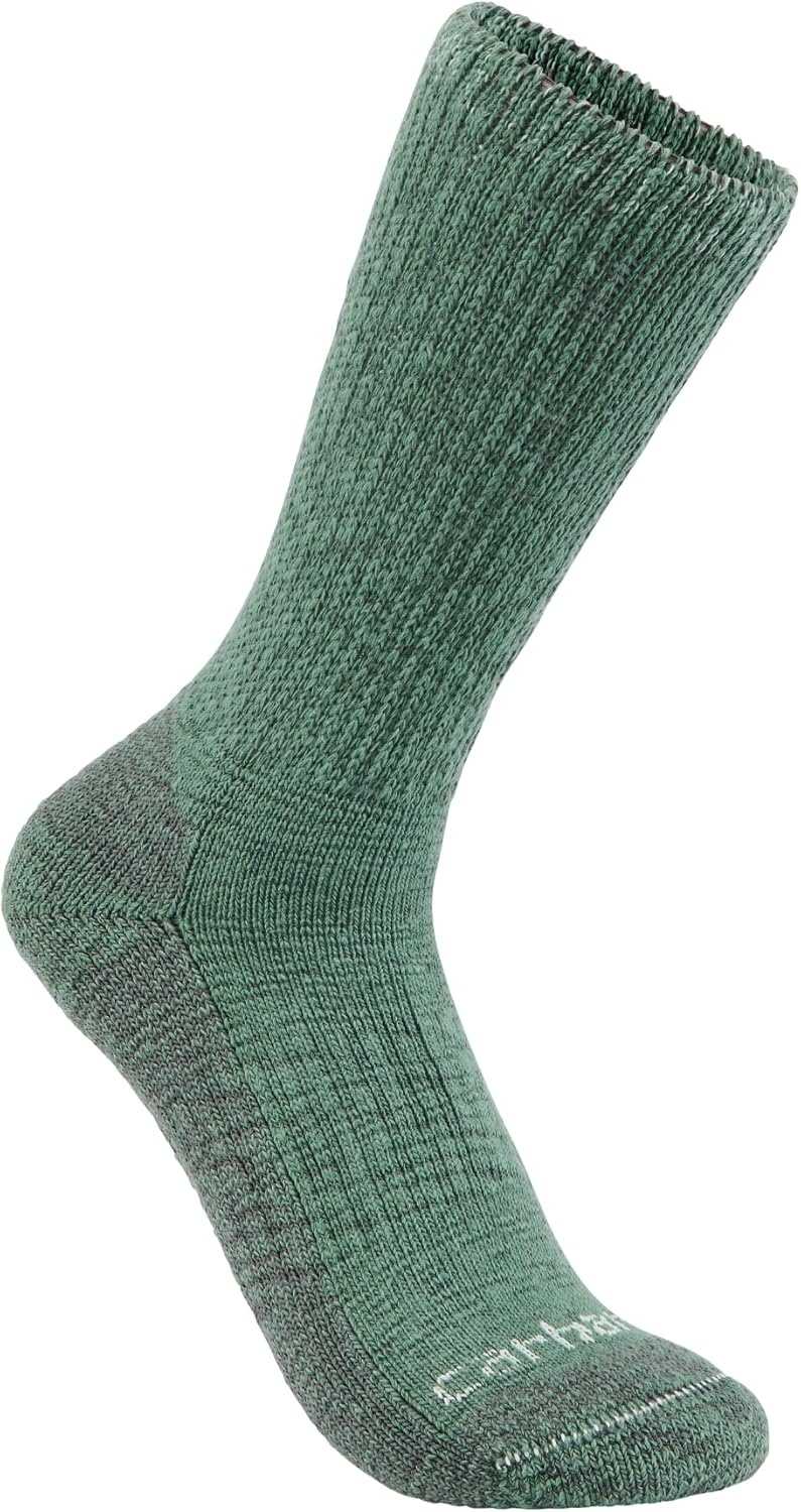 image:imageCarhartt Mens Midweight Cotton Blend Crew Sock 2 PackAssorted 01