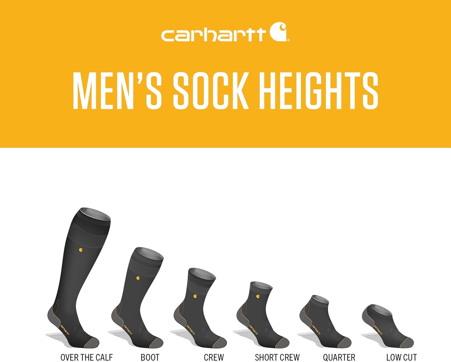imageCarhartt Mens Midweight Cotton Blend Low Cut Sock 3 PackWhite