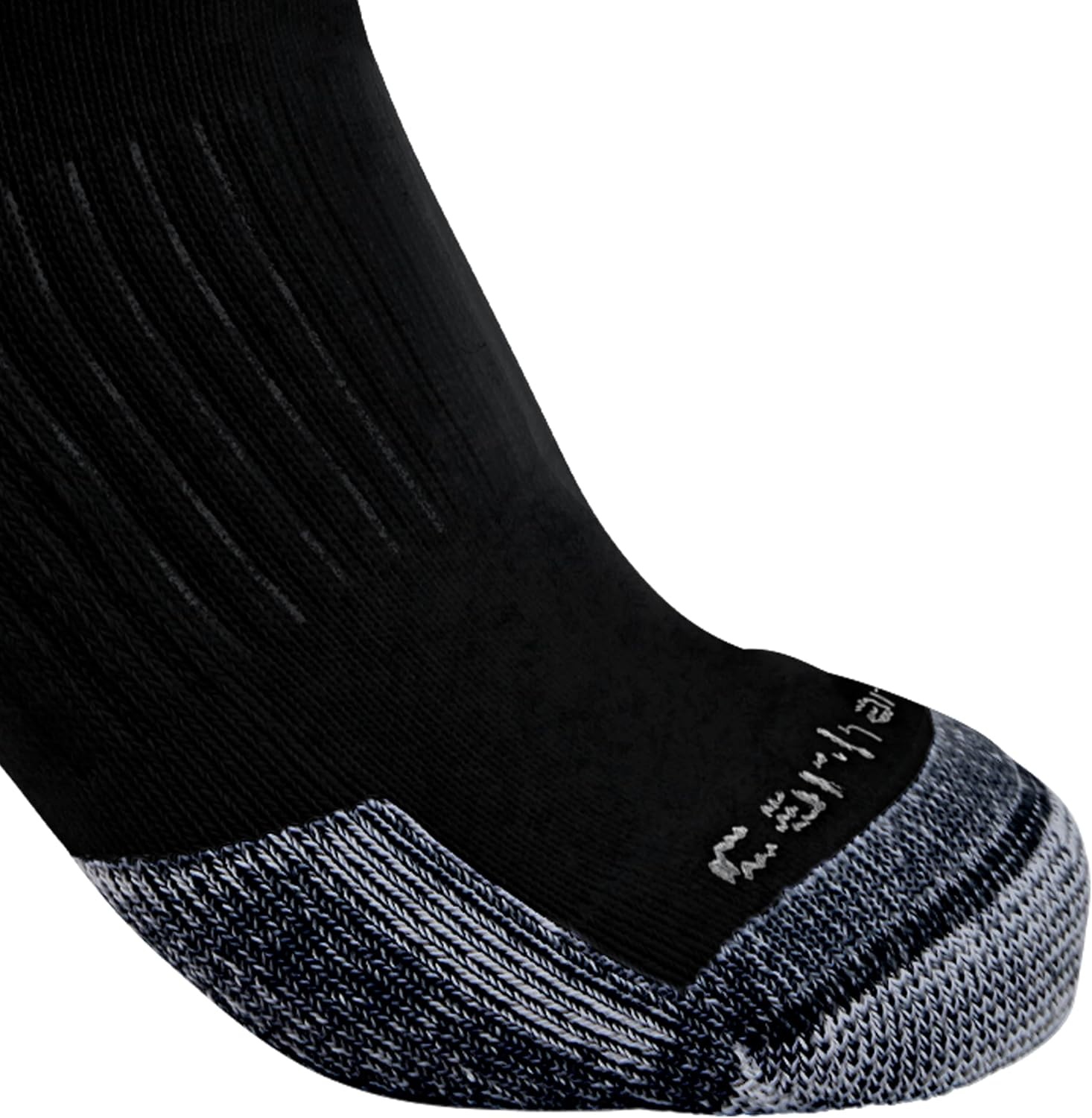 image:imageCarhartt Mens Midweight Cotton Blend Quarter Sock 3 PackBlack