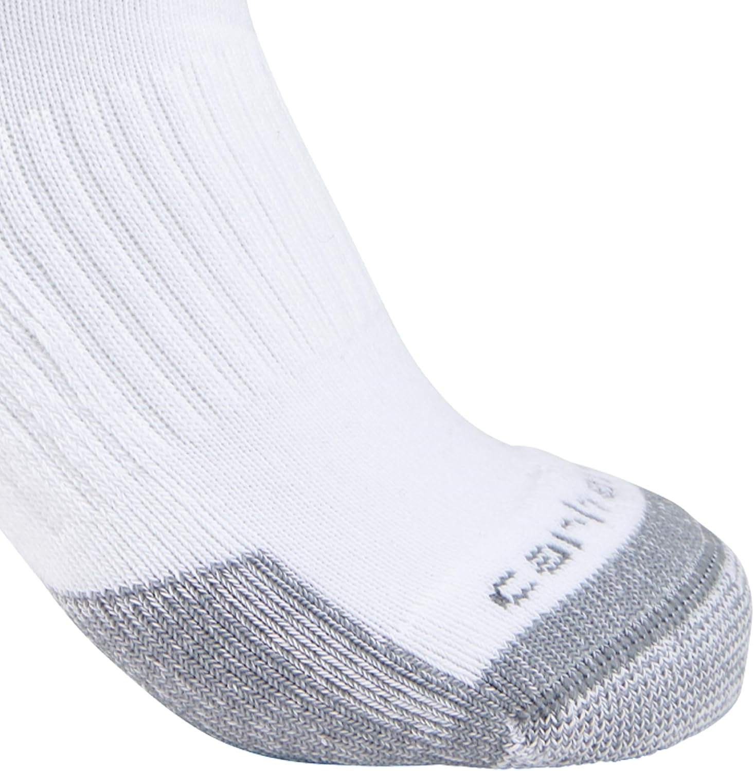 image:imageCarhartt Mens Midweight Cotton Blend Quarter Sock 3 PackWhite