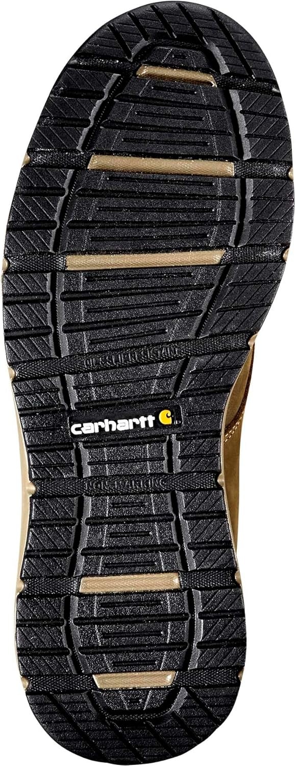 imageCarhartt Mens Millbrook 6 Waterproof Nano Toe Wedge Work BootMossy Brown