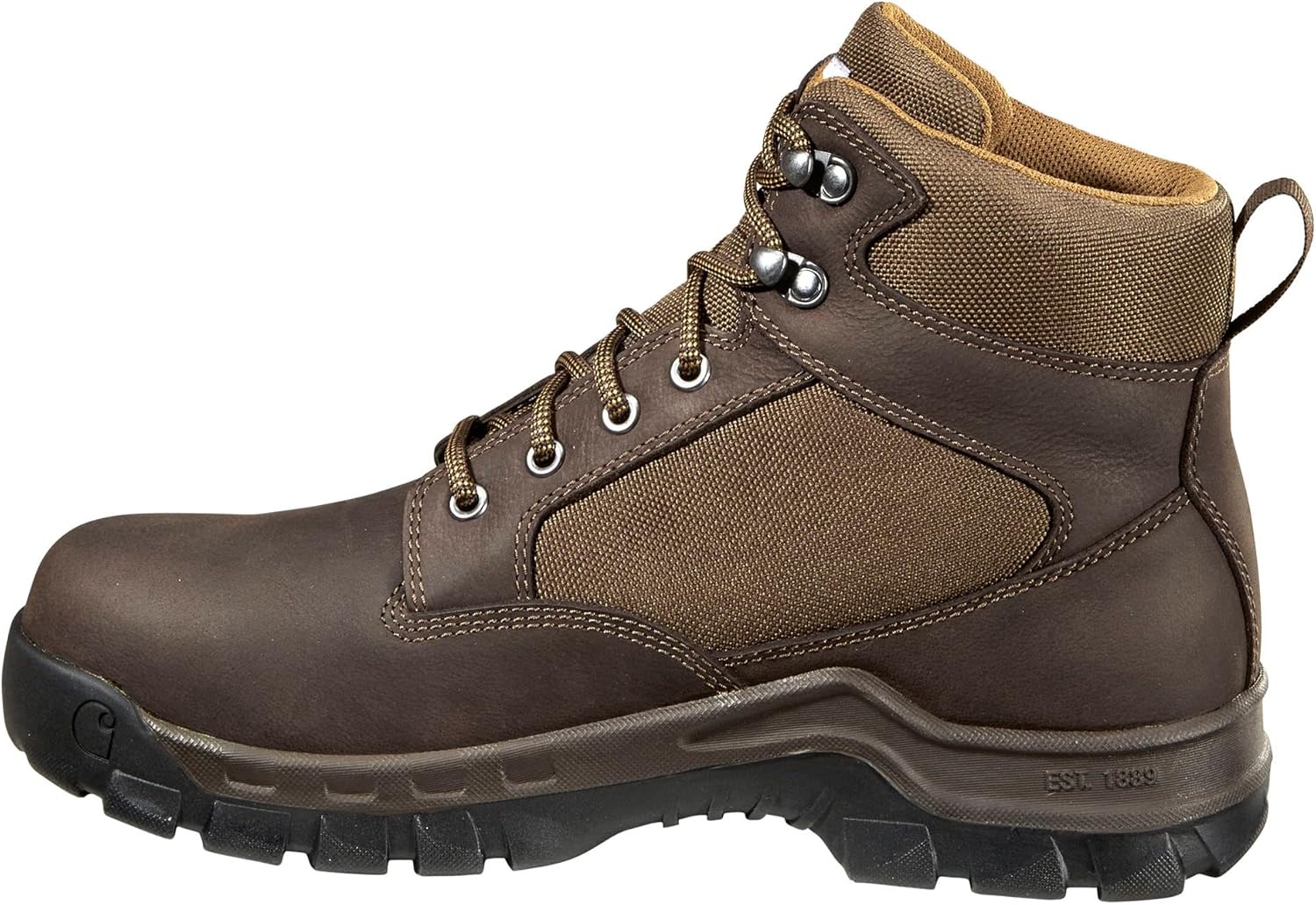imageCarhartt Mens Rugged FF6213M Flex WP 6 Steel Toe Work BootDark Brown