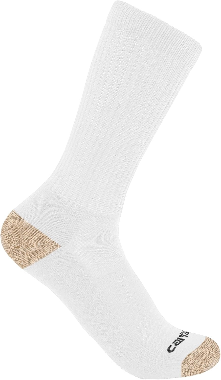 image:imageCarhartt Mens SC1156M Midweight Crew Sock 6PackWhite