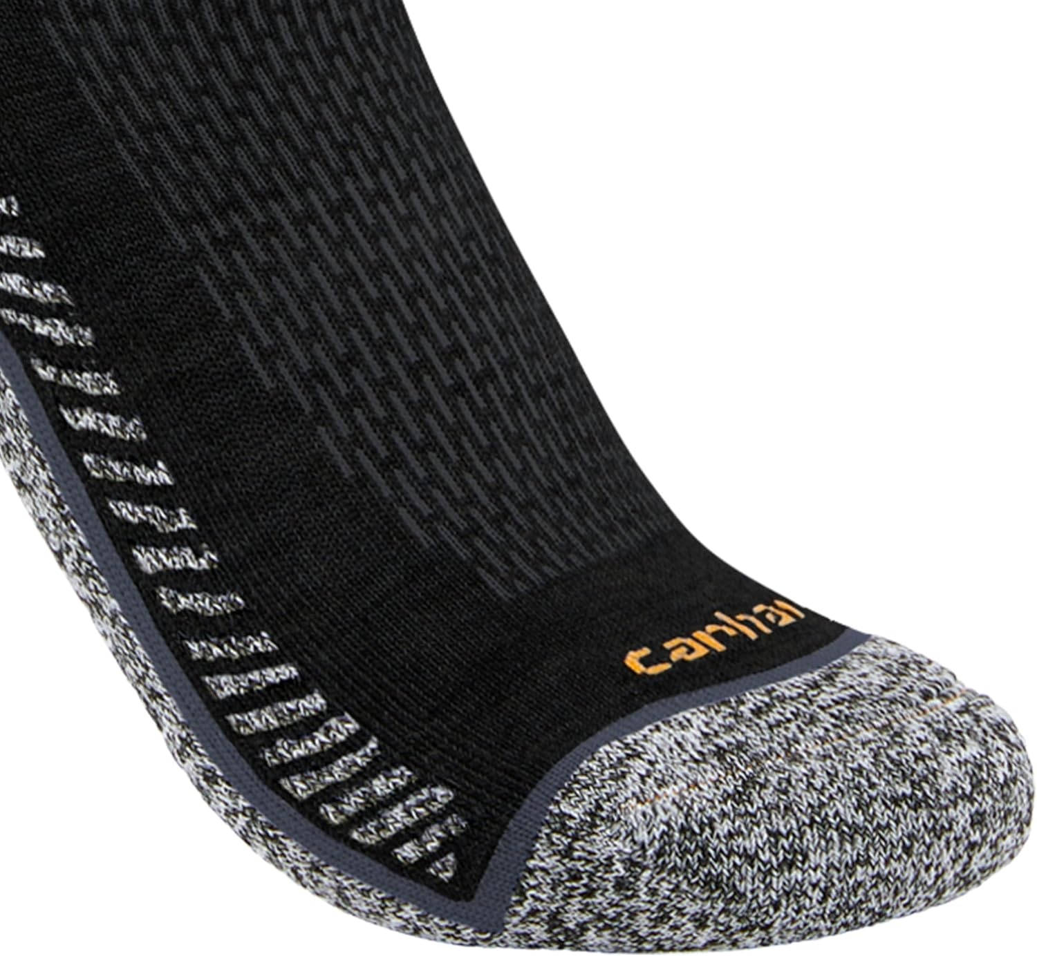 imageCarhartt Mens SC4223M Force Midweight Crew Sock 3 PackBlack
