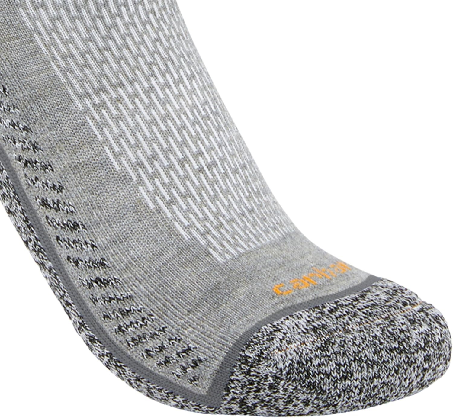 imageCarhartt Mens SC4223M Force Midweight Crew Sock 3 PackCharcoal