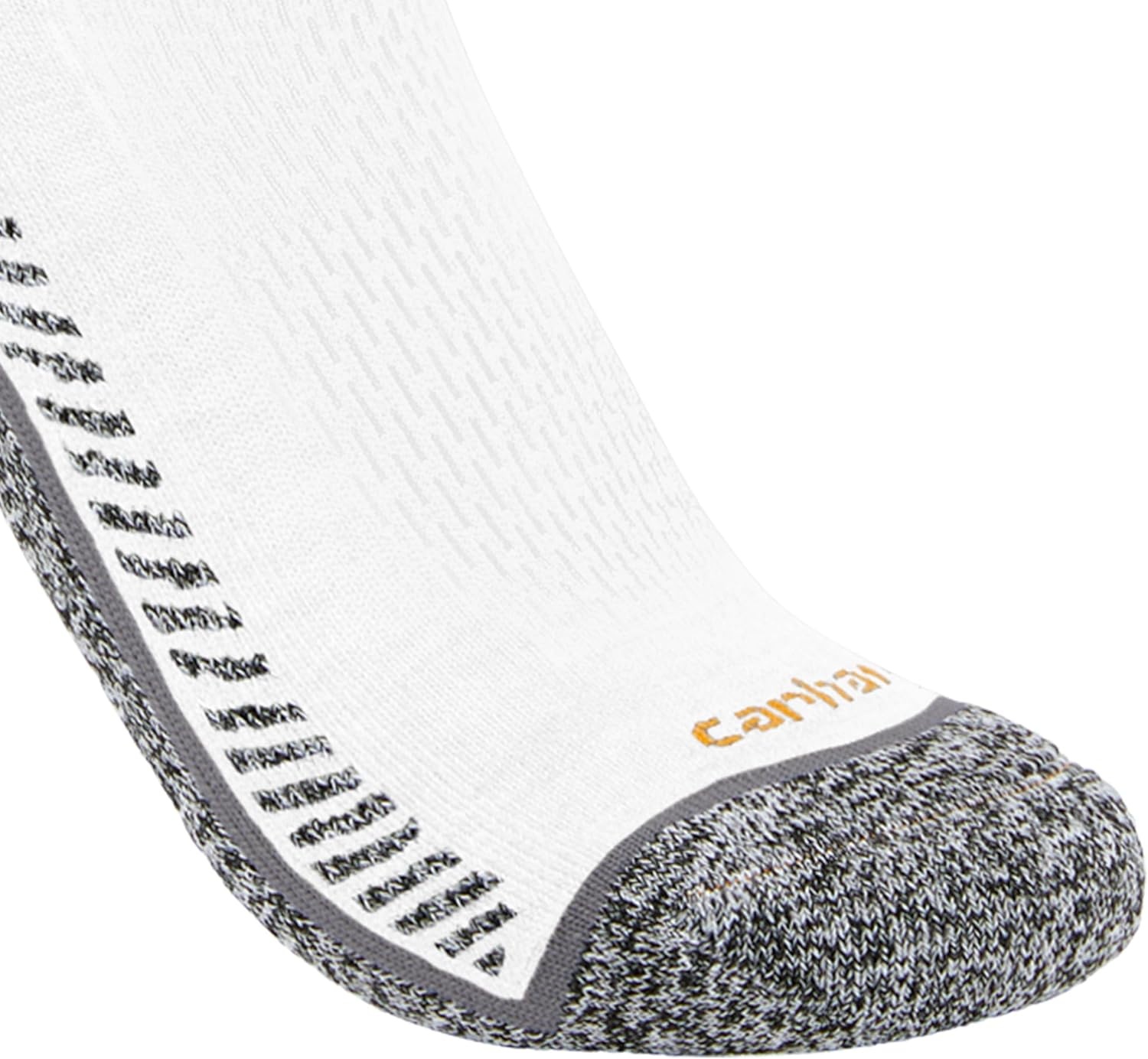 imageCarhartt Mens SC4223M Force Midweight Crew Sock 3 PackWhite