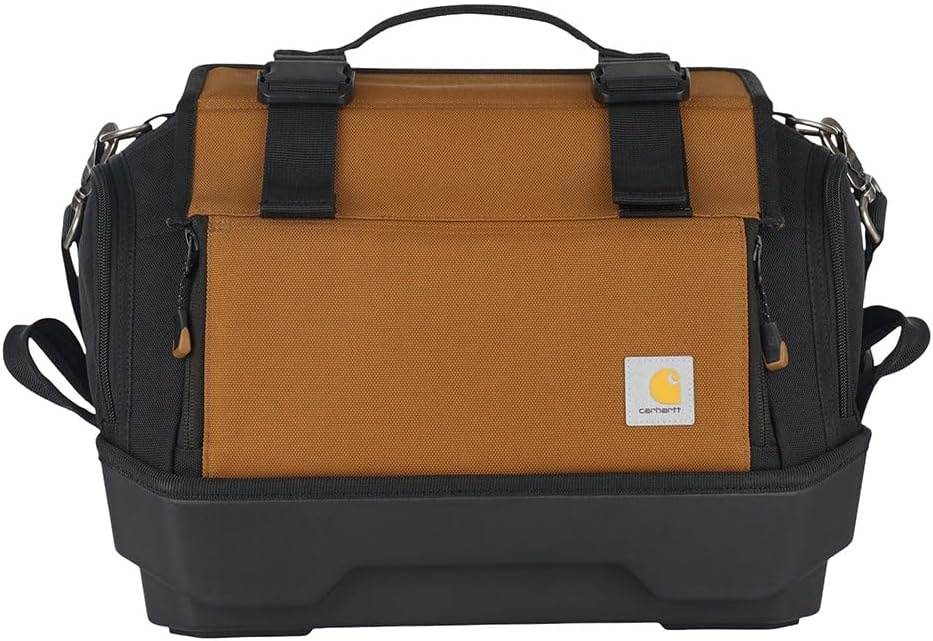 image:imageCarhartt Mens Station Tool Bag WAdjustable Shoulder Straps Durable WaterResistant Tool Organizer Medium Tool BagMedium Tool Bag