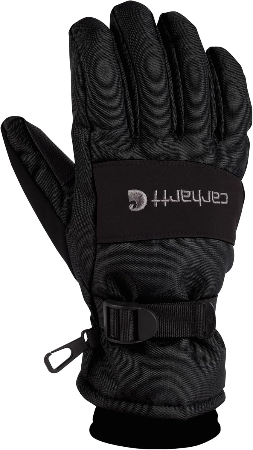 imageCarhartt Mens Waterproof Insulated Knit Cuff GloveBlack