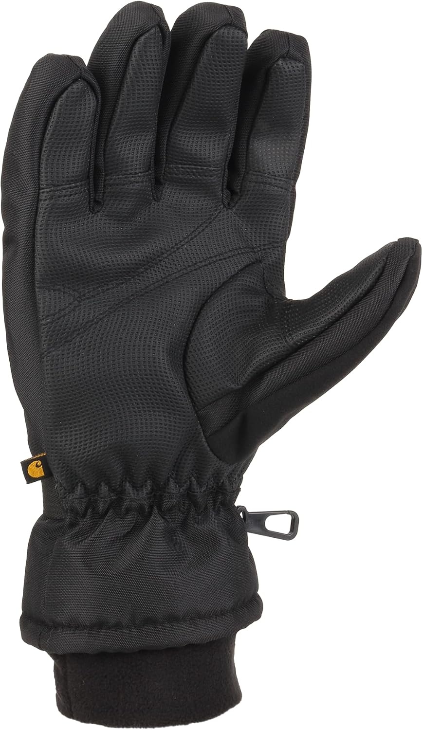imageCarhartt Mens Waterproof Insulated Knit Cuff GloveBlackGrey